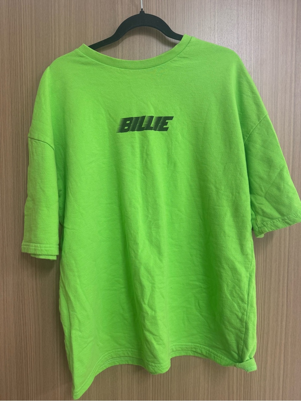 Billie Eilish Concert Neon Green Short Sleeve Tee